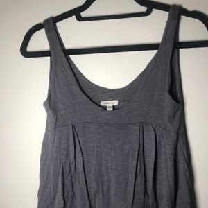 Flowy Silence + Noise, Grey, Cropped Tank -Size Small